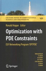 optimization with pde constraints esf networking program 'optpde' 1st edition ronald hoppe 3319080253,