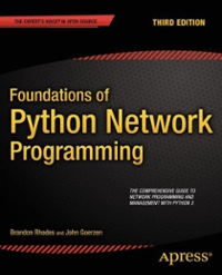 foundations of python network programming 3rd edition brandon rhodes, john goerzen 1430258551, 9781430258551
