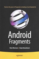 android fragments 1st edition dave maclean, satya komatineni 1484208536, 9781484208533