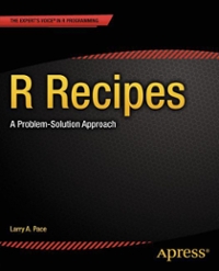 r recipes a problem-solution approach 1st edition larry pace 1484201302, 9781484201305
