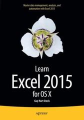learn excel 20 for os x 2nd edition guy hart davis 1484210190, 9781484210192