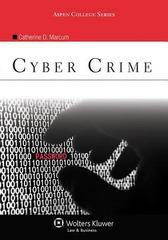 cyber crime 1st edition marcum, catherine d marcum 1454820330, 9781454820338
