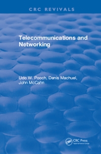 telecommunications and networking 1st edition udo w pooch 1351094009, 9781351094009