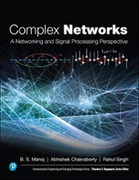complex networks a networking and signal processing perspective 1st edition b s manoj, abhishek chakraborty,