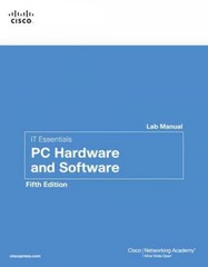 it essentials pc hardware and software 5th edition cisco networking academy 1587133105, 9781587133107