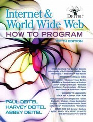 internet and world wide web how to program 5th edition paul deitel, harvey deitel 0133022617, 9780133022612