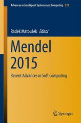 mendel 2015 recent advances in soft computing 1st edition radek matoušek 3319198246, 9783319198248