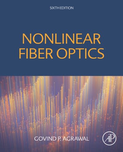 nonlinear fiber optics 6th edition govind p agrawal 0128170433, 9780128170434