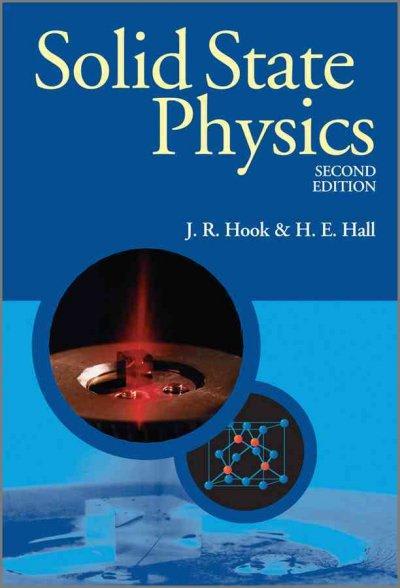 solid state physics 2nd edition john r hook, h e hall 0471928054, 9780471928058