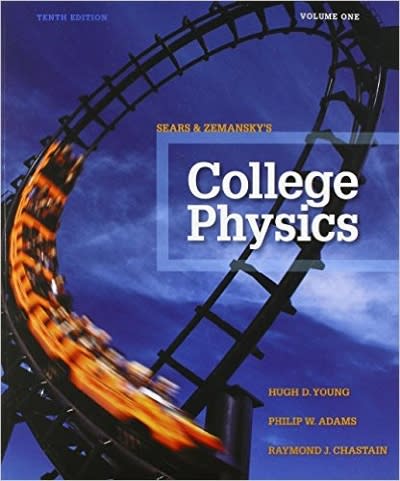 college physics volume 1 10th edition hugh d young, philip joseph adams 0321976916, 9780321976918