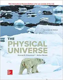the physical universe 17th edition konrad krauskopf, arthur beiser page 1260565904, 9781260565904