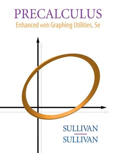 precalculus enhanced with graphing utilities 5th edition michael sullivan 0321830822, 9780321830821