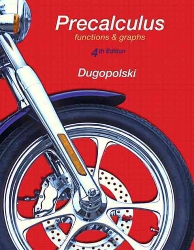 precalculus functions and graphs 4th edition mark dugopolski 0321849124, 9780321849120