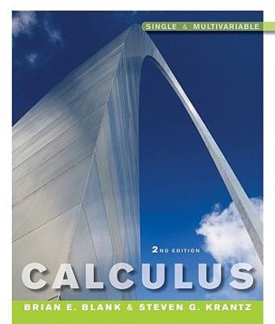 calculus single variable 2nd edition brian e blank, steven g krantz 1118136012, 9781118136010