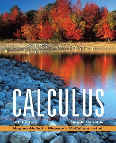 calculus single variable 5th edition deborah hughes hallett, andrew m gleason, william g mccallum, david o