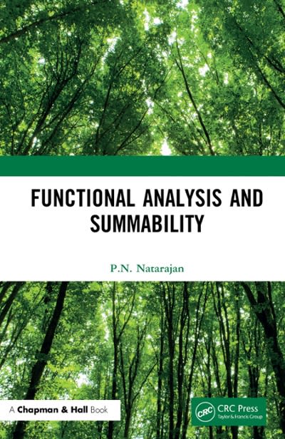 functional analysis and summability 1st edition pn natarajan 1000191494, 9781000191493