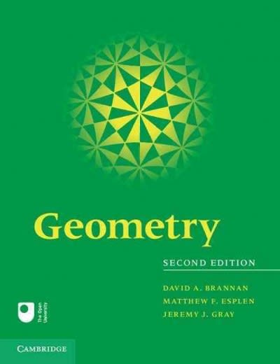 geometry 2nd edition david a brannan, matthew f esplen, jeremy j gray 1139200658, 9781139200653