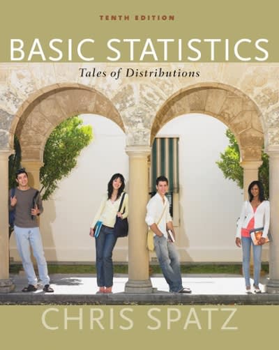 basic statistics tales of distributions 10th edition wayne weiten, chris spatz 1111789053, 9781111789053