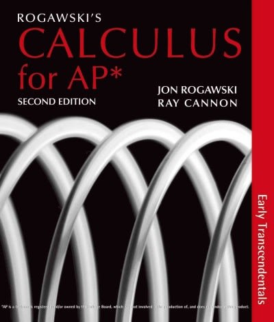 rogawski's calculus early transcendentals for ap* 2nd edition jon rogawski, ray cannon 1464100543,