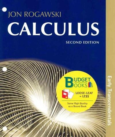 calculus early transcendentals 2nd edition jon rogawski 1464100586, 9781464100581