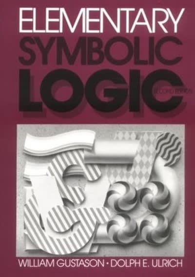 elementary symbolic logic 2nd edition william gustason, dolph e ulrich 1478616857, 9781478616856