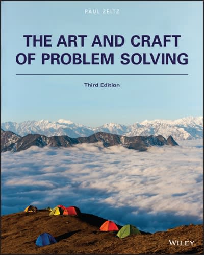 the art and craft of problem solving 3rd edition paul zeitz 1119094844, 9781119094845