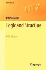 logic and structure 5th edition dirk van dalen 1447145585, 9781447145585