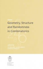 geometry, structure and randomness in combinatorics 1st edition ji?í matousek, jaroslav nešet?il, marco