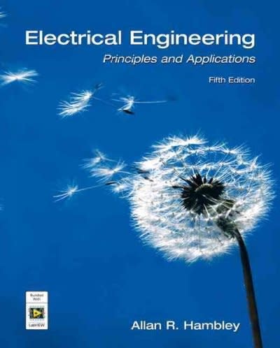 electrical engineering principles and applications 5th edition allan r hambley 0132130068, 9780132130066