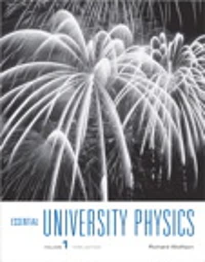 essential university physics volume 1 3rd edition richard wolfson 0321993721, 9780321993724
