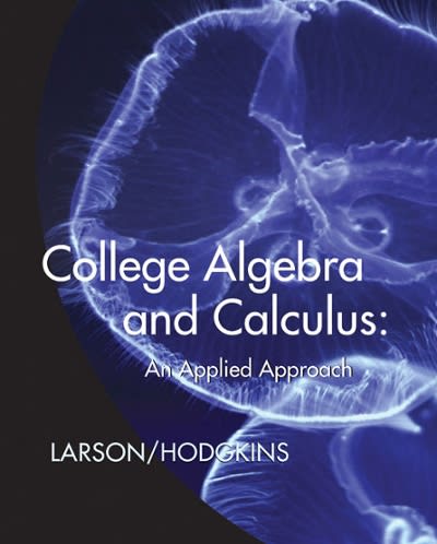 webassign for college algebra and calculus an applied approach 1st edition ron larson 1337876577,