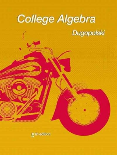 college algebra 5th edition mark dugopolski 0321899822, 9780321899828