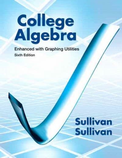 college algebra enhanced with graphing utilities (subscription) 8th edition michael sullivan, michael