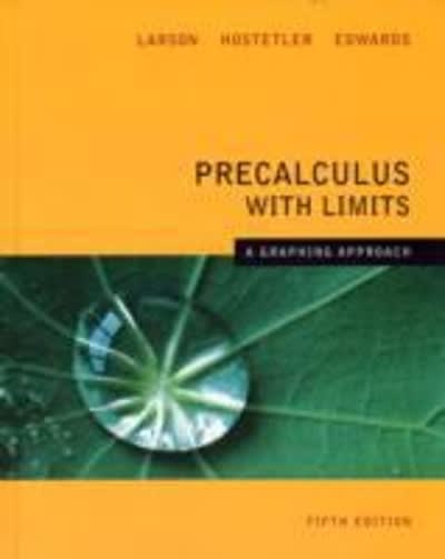 precalculus with limits a graphing approach, texas edition 6th edition ron larson 1305443462, 9781305443464