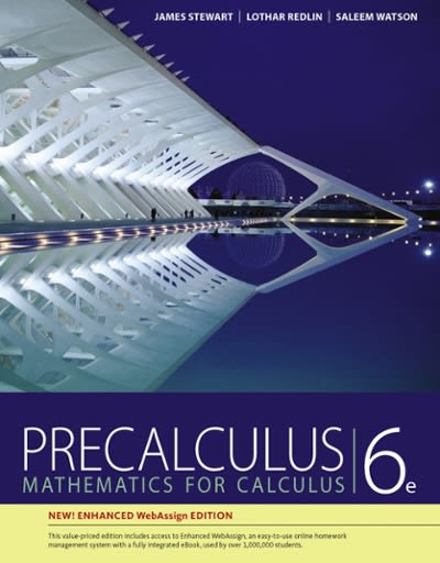 precalculus, enhanced webassign edition 6th edition james stewart 1285499948, 9781285499949