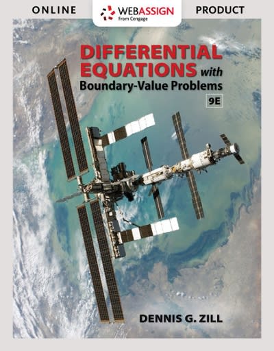 webassign for differential equations with boundary-value problems 9th edition dennis g zill 1337879762,