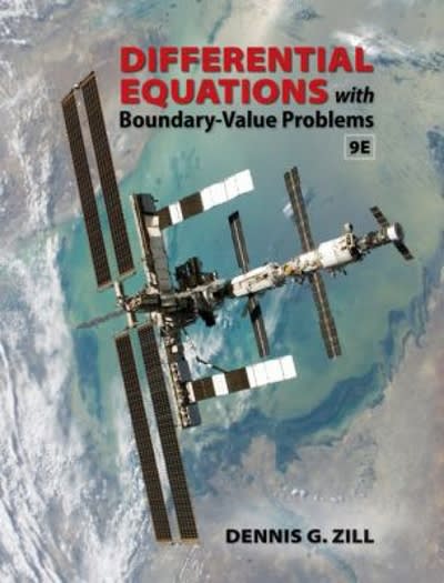 differential equations with boundary-value problems 9th edition dennis g zill 133751506x, 9781337515061