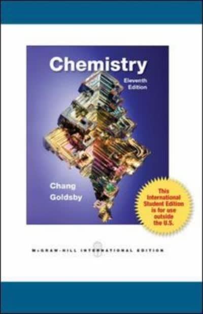 chemistry 11th international edition raymond chang, kenneth goldsby 0071317872, 978-0071317870