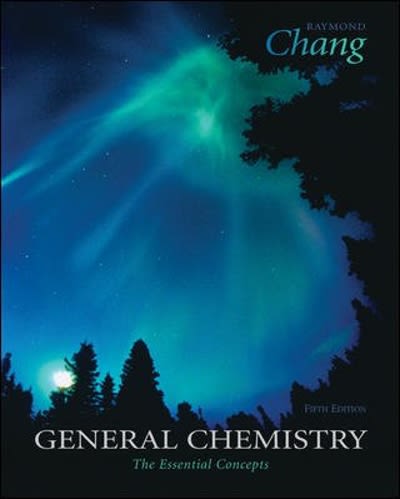 general chemistry the essential concepts 5th edition raymond chang 0073311855, 9780073311852