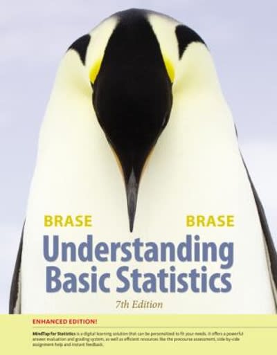 understanding basic statistics, enhanced 7th edition charles henry brase, corrinne pellillo brase 1305901487,