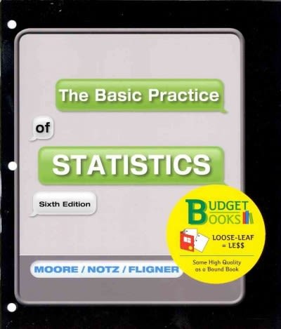 the basic practice of statistics 6th edition david s moore 1464119392, 9781464119392