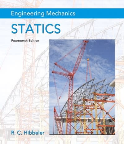 engineering mechanics statics 14th edition russell c hibbeler 0133921549, 9780133921540