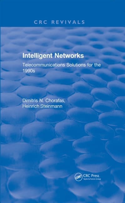 Intelligent Networks Telecommunications Solutions For The 1990s