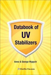 databook of uv stabilizers 2nd edition anna wypych, george wypych 1927885566, 9781927885567