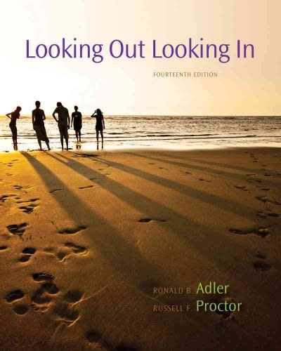 looking out, looking in 14th edition douglas a skoog, ronald b adler, russell f proctor ii 1285605772,