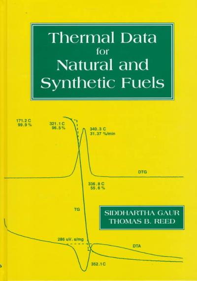 thermal data for natural and synthetic fuels 1st edition siddhartha gaur, thomas b reed 1000145948,