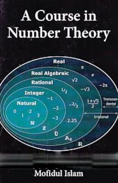 a course in number theory 1st edition mofidul islam 9353147069, 9789353147068