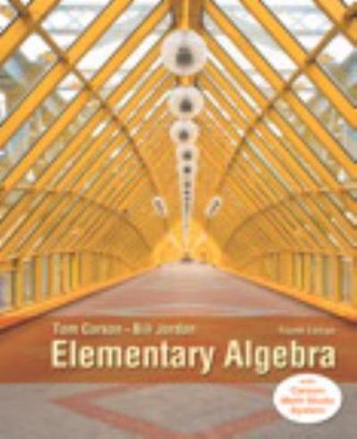elementary algebra 4th edition tom carson, bill e jordan 0321916042, 9780321916044