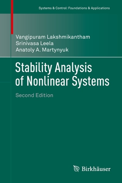stability analysis of nonlinear systems 2nd edition vangipuram lakshmikantham, srinivasa leela, anatoly a