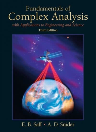 fundamentals of complex analysis with applications to engineering and science 3rd edition edward b saff,